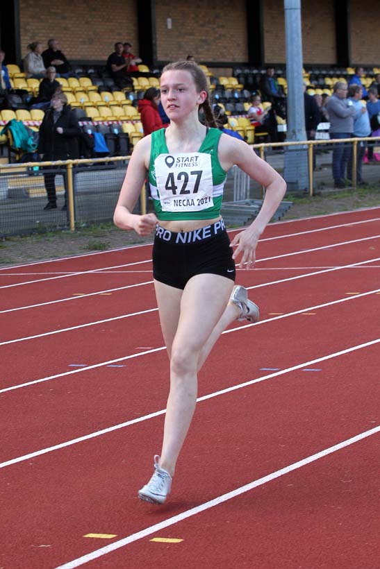 800 metres, 2021 North East Grand Prix No. 2, Monkton, Wednesday, May 19th. Photo: David T. Hewitson/Sports for All Pics